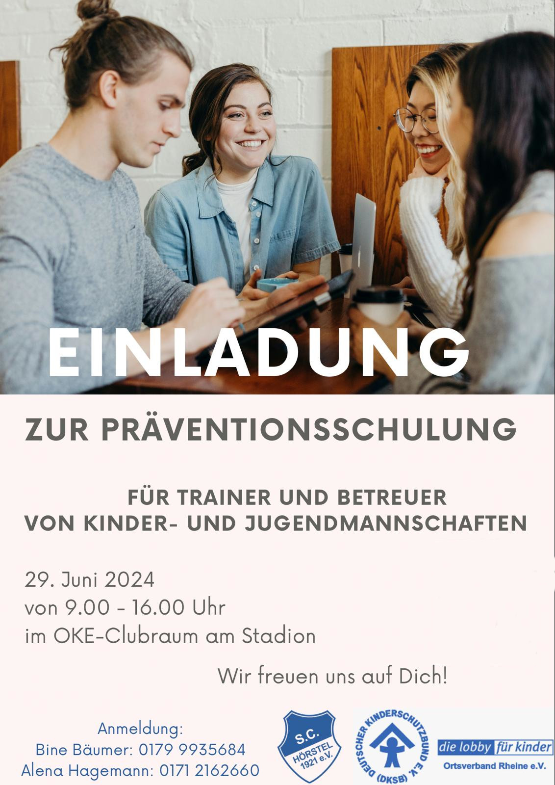 Einladung Präventionsschulung 2024